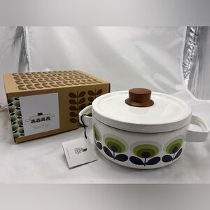Orla Kiely White and Green Casserole Dish